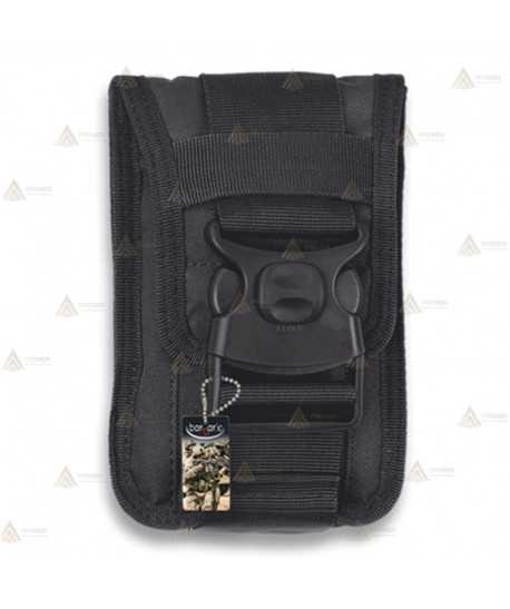 Bolsillo táctico Negro con sistema Molle (1,5 litros)
