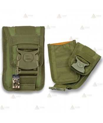 Bolsillo táctico Verde con sistema Molle (1,5 litros)