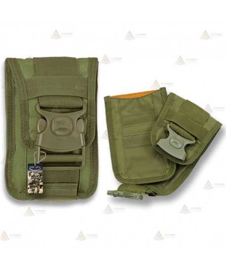 Bolsillo táctico Verde con sistema Molle (1,5 litros)