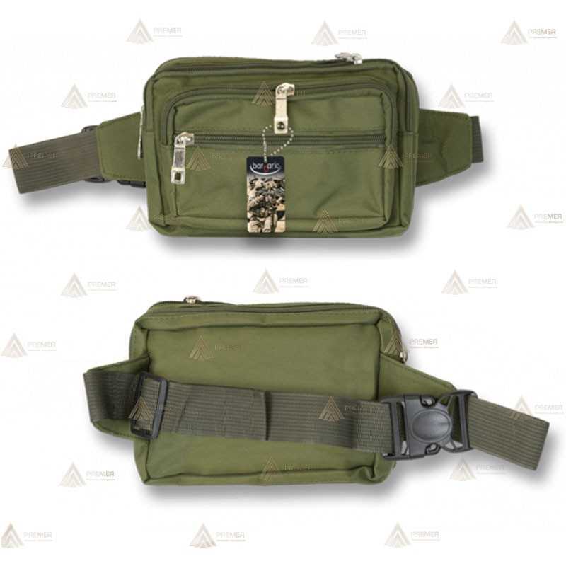 Riñonera táctica multiusos de color Verde  (2,2 litros)