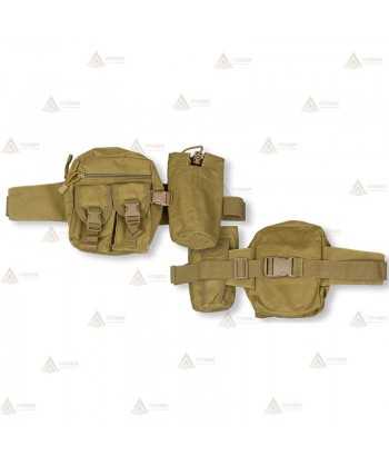 Riñonera táctica multiusos de color Coyote (7,5 litros)