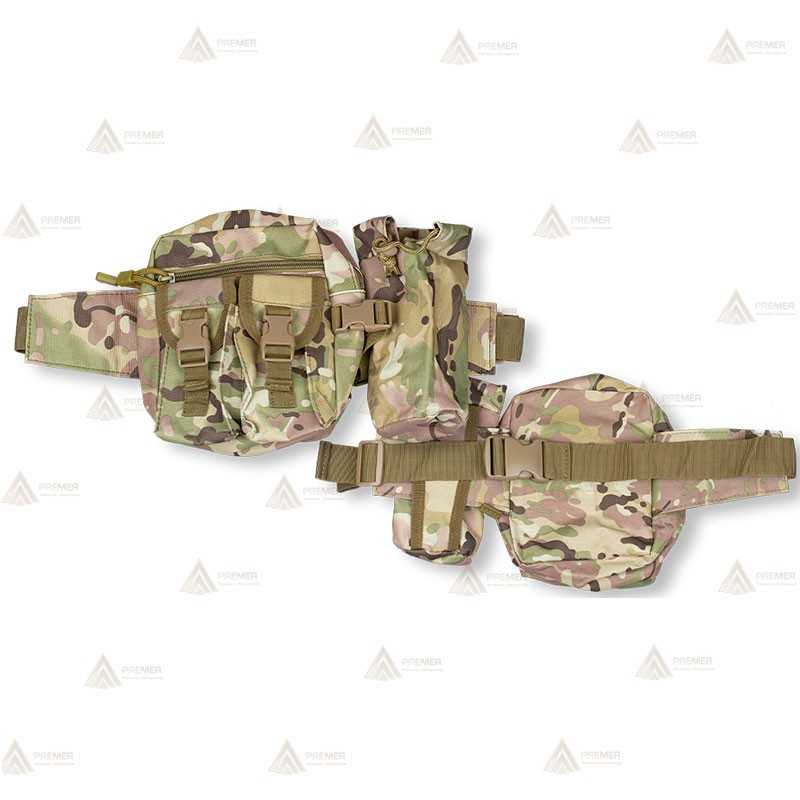 Riñonera táctica multiusos de color Camo (7,5 litros)