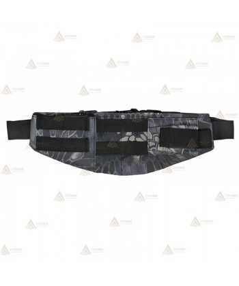 Riñonera táctica de color Negro Phyton Camo (2,5 lit.)