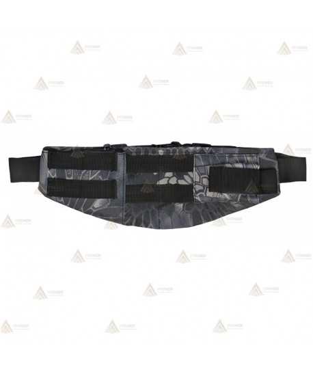 Riñonera táctica de color Negro Phyton Camo (2,5 lit.)
