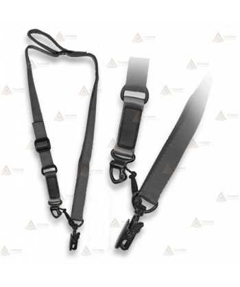 Correa táctica Porta fusil ajustable color Negro