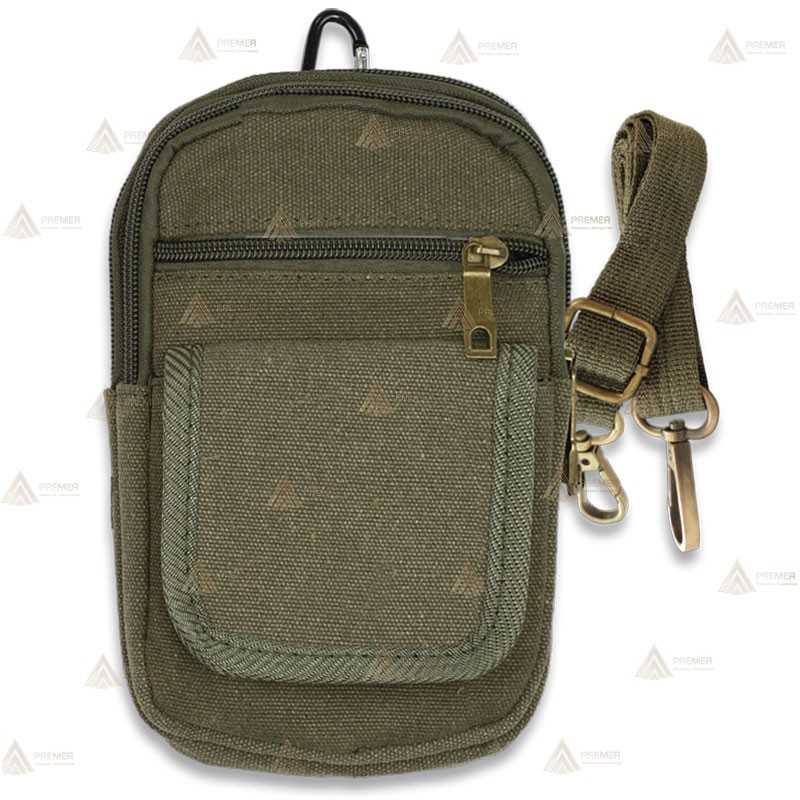 Bolso/bandolera táctica Verde (1,7 litros)