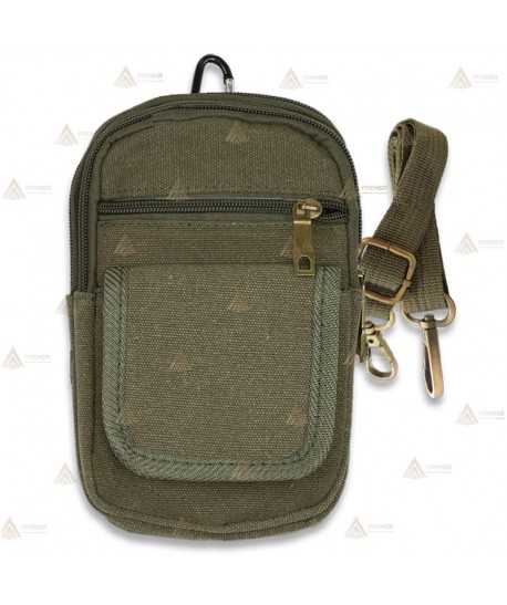 Bolso/bandolera táctica Verde (1,7 litros)