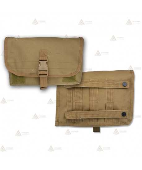 Bolso táctico Coyote con sistema Molle (16 x 19 cm)