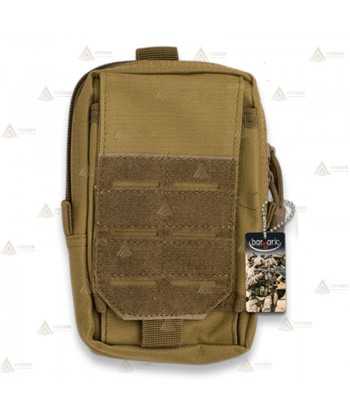 Bolsillo táctico marrón claro con sistema Molle (0.9 litros)