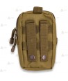 Bolsillo táctico marrón claro con sistema Molle (0.9 litros)