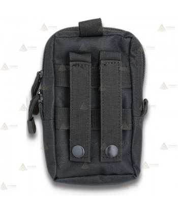 Bolsillo táctico color Negro con sistema Molle (0.9 litros)