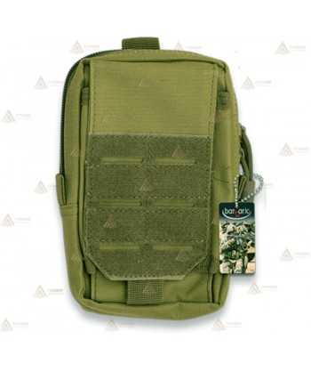 Bolsillo táctico color Verde con sistema Molle (0.9 litros)