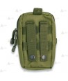 Bolsillo táctico color Verde con sistema Molle (0.9 litros)