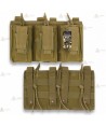 Funda táctica Coyote para cargador triple con sistema Molle