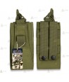 Funda táctica Verde para Walkie con sistema Molle