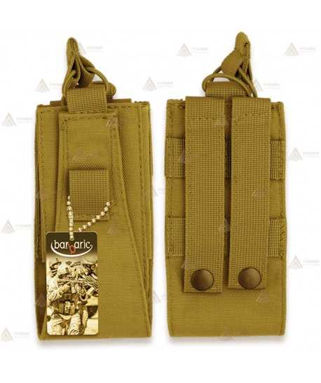 Funda táctica Coyote para Walkie con sistema Molle