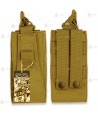 Funda táctica Coyote para Walkie con sistema Molle