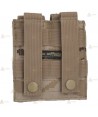 Funda táctica para cargador doble color Camo con sistema Molle