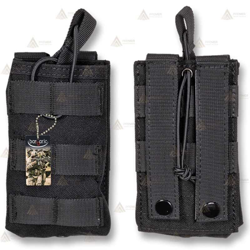 Funda táctica Negra para cargador con sistema Molle