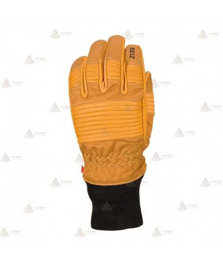 Guantes tácticos fabricados en piel de alce y NOMEX® en color beige