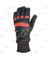 Guantes para bomberos estructurales en piel flor