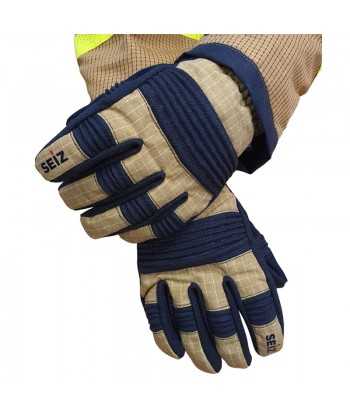 Guantes tácticos de color beige y negro (PBI)