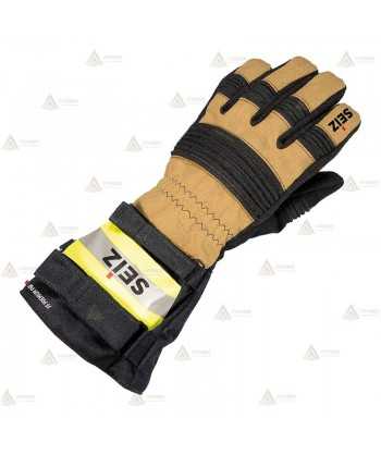Guantes tácticos de color beige y negro (PBI)