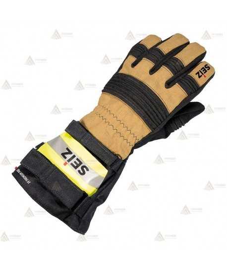 Guantes tácticos de color beige y negro (PBI)