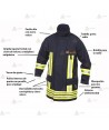 Chaquetón de intervención de bombero EN 469 Nivel 2