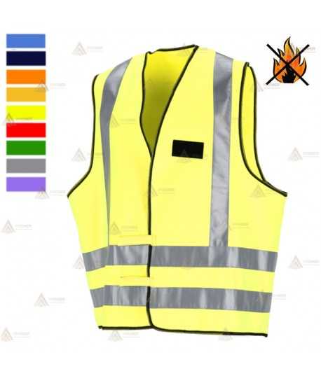 Chaleco de bombero para identificación de funciones