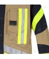 Chaqueta de intervención ligera para Bomberos Forestales color dorado y naranja flúor