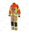 Chaqueta de intervención ligera para Bomberos Forestales color dorado y naranja flúor