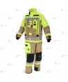 Chaquetón ligero de intervención y rescate para Bomberos color dorado y amarillo flúor