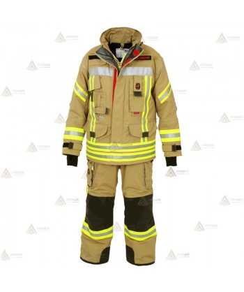 Chaquetón de intervención para bomberos color dorado