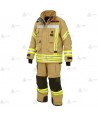 Chaquetón de intervención para bomberos color dorado