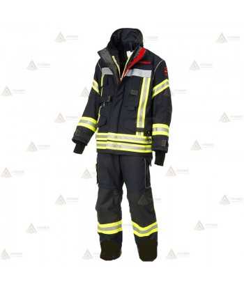 Chaquetón de intervención para bomberos color marino oscuro