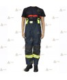 Cubrepantalón de intervención para bomberos color azul marino