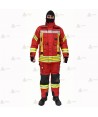 Chaquetón de intervención para bomberos color rojo