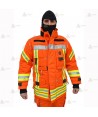 Chaquetón de intervención para bomberos color naranja