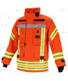 Chaquetón de intervención para bomberos color naranja