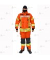 Cubrepantalón de intervención para bomberos color naranja