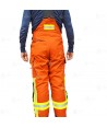 Cubrepantalón de intervención para bomberos color naranja