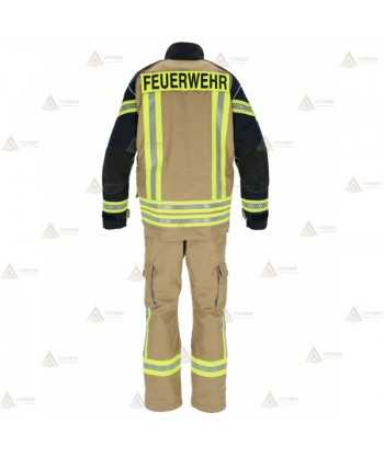 Chaquetón desmontable para Bomberos (THL) y Forestales marino/dorado