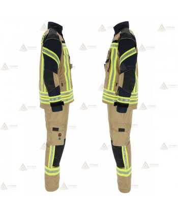 Chaquetón desmontable para Bomberos (THL) y Forestales marino/dorado