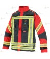 Chaquetón desmontable para Bomberos (THL) y Forestales color azul marino y rojo