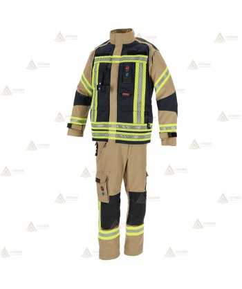 Chaquetón desmontable para Bomberos (THL) y Forestales color azul marino y  dorado