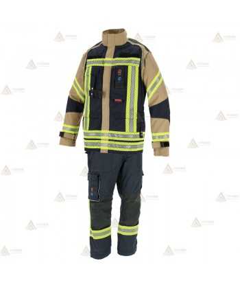 Chaquetón desmontable para Bomberos (THL) y Forestales color azul marino y  dorado