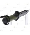 Cuchillo táctico K25 modelo THUNDER II con kit de supervivencia