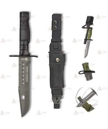Cuchillo táctico K25 modelo Bayoneta con hoja de 17,8 cm