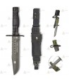 Cuchillo táctico K25 modelo Bayoneta con hoja de 17,8 cm